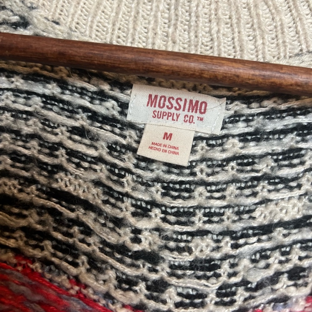 Mossimo Colorful Aztec Cardigan with Pockets - Picture 3 of 3